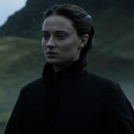 an image of sansa stark from episode 3, season 5 of game of thrones